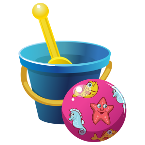 a bucket and spade